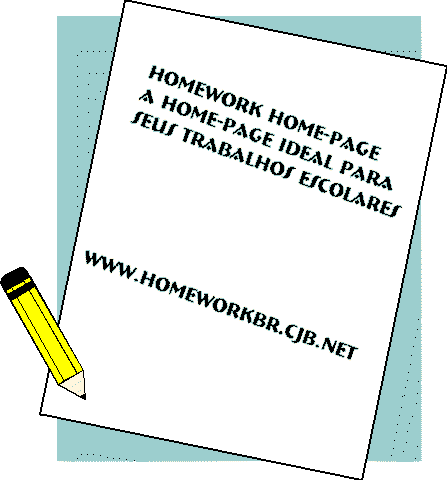 doc2.gif. O logo da Homework Brasil. A sua home-page ideal para trabalhos escolares